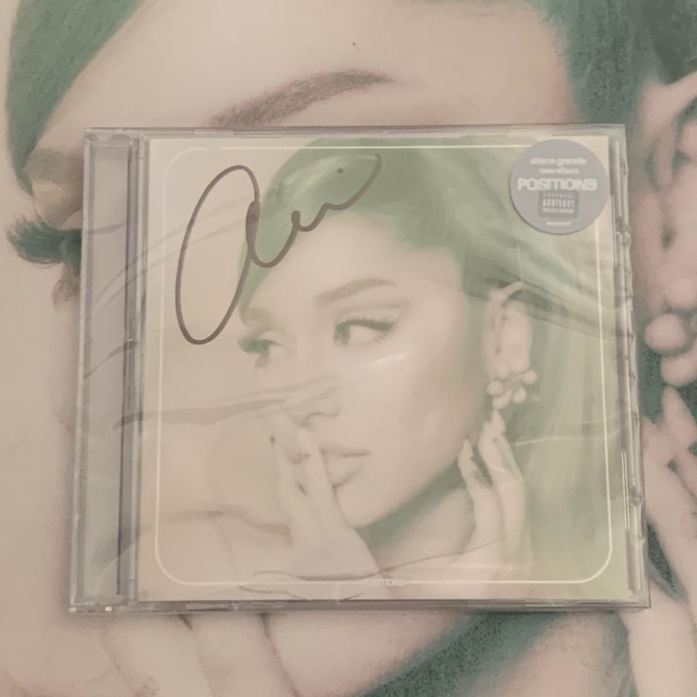 ariana grande position signed cd